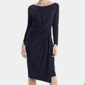 MM LaFleur Keiko Dress in Dark Iris Navy Blue Size XL
